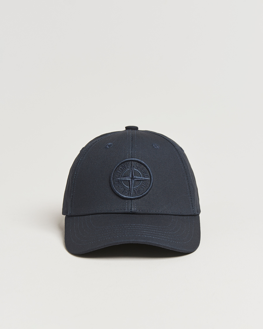 Herr | Hattar & kepsar | Stone Island | Classic Cotton Cap Navy Blue