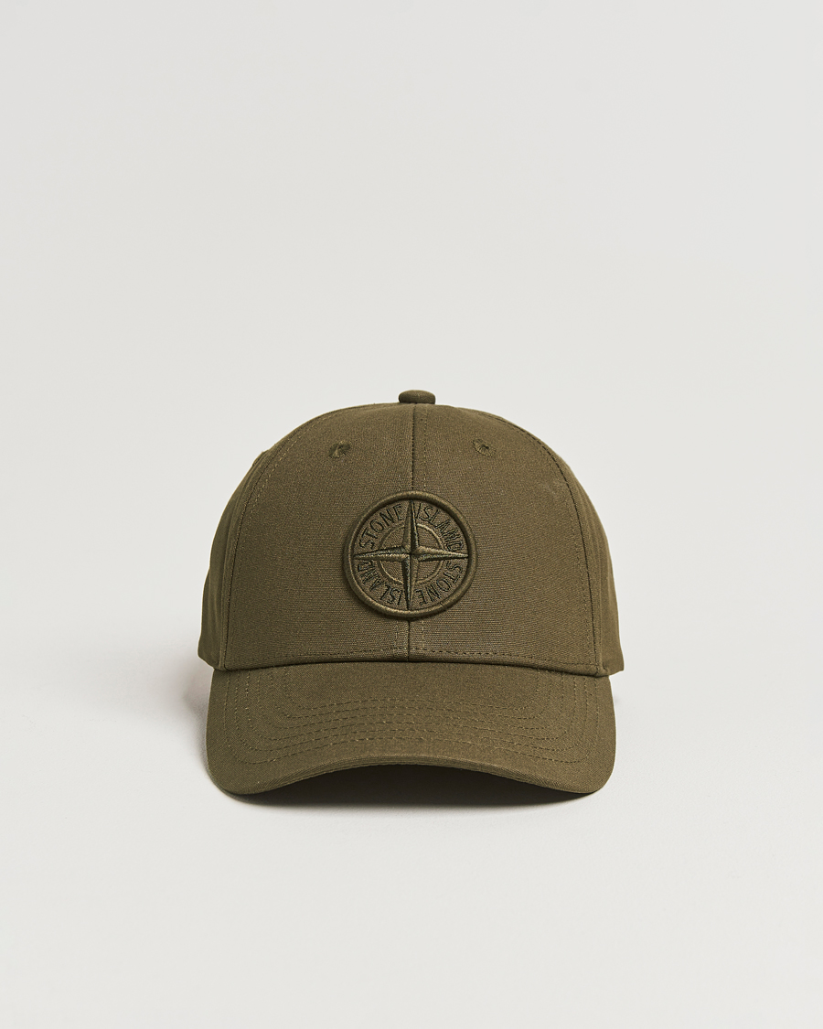 Herr | Hattar & kepsar | Stone Island | Classic Cotton Cap Military Green
