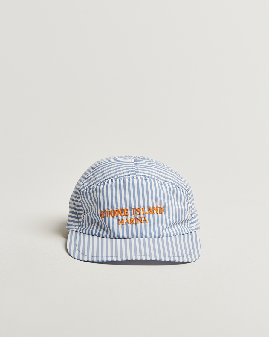 Herr | Hattar & kepsar | Stone Island | Marina Striped Cap Blue Marine