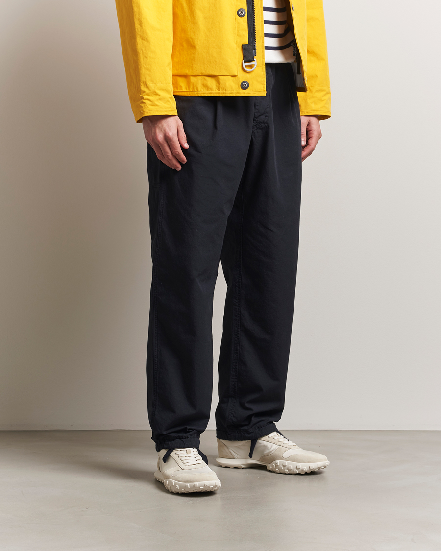 Herr | Byxor | Stone Island | Marina Organic Cotton Tela Pants Navy Blue