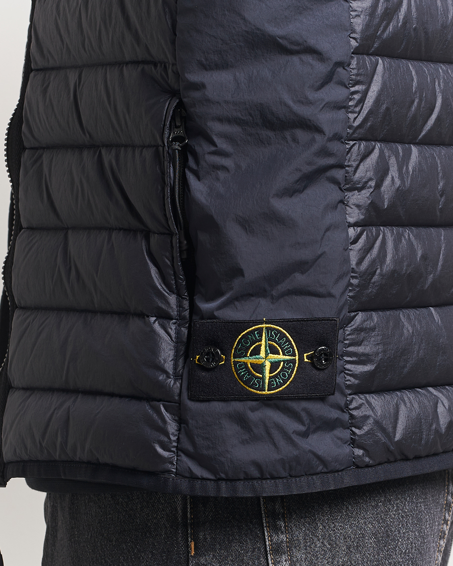 Herr | Västar | Stone Island | Nylon Down Vest Navy Blue