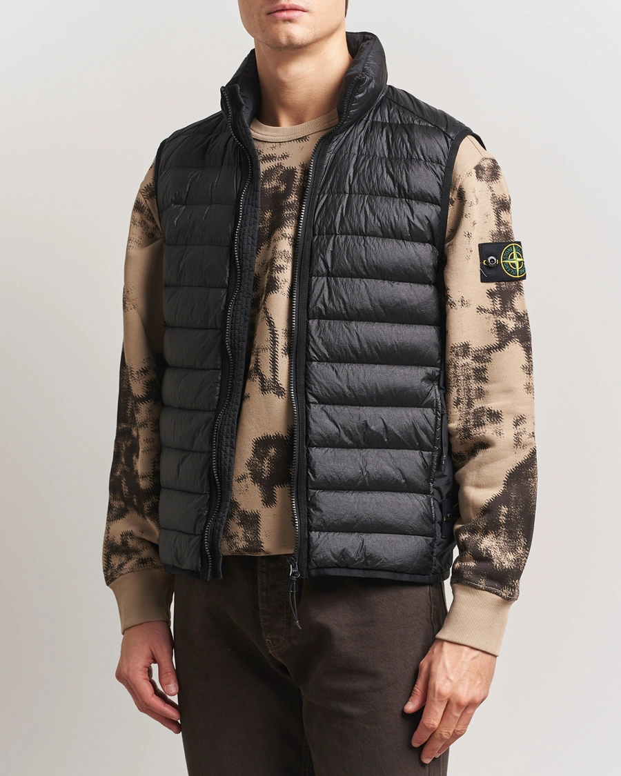 Herr | Västar | Stone Island | Nylon Down Vest Black