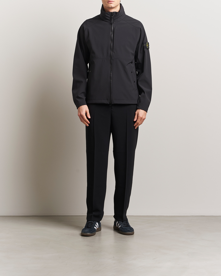 Herr | Jackor | Stone Island | Soft Shell Jacket Black