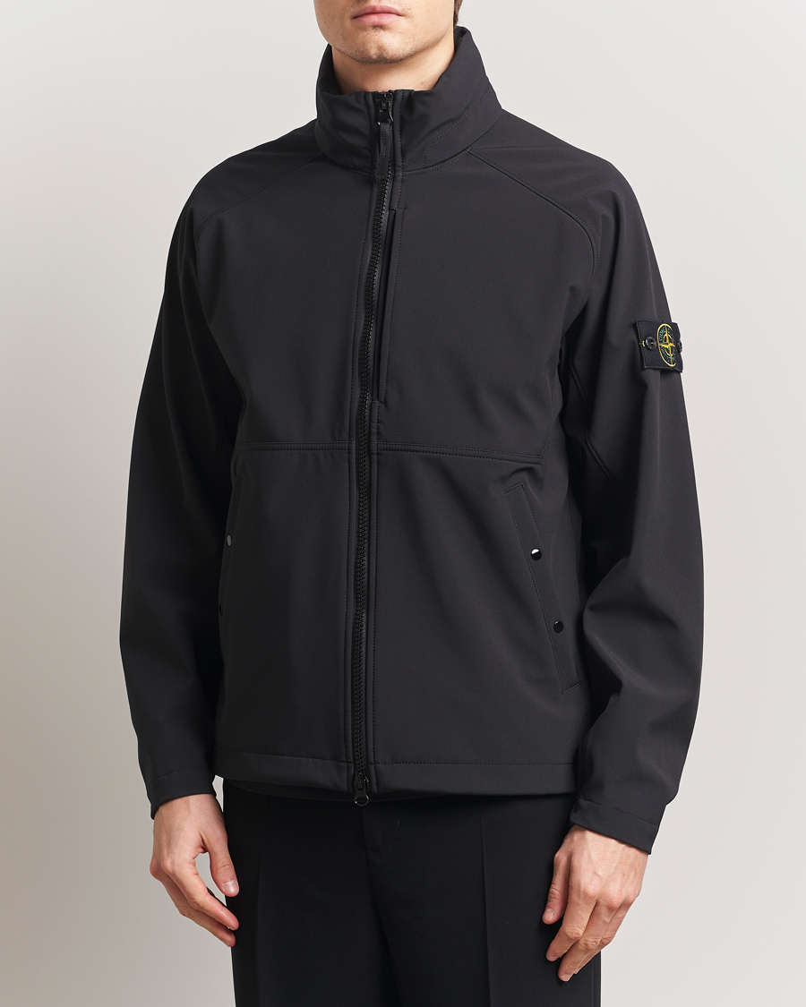 Herr | Jackor | Stone Island | Soft Shell Jacket Black