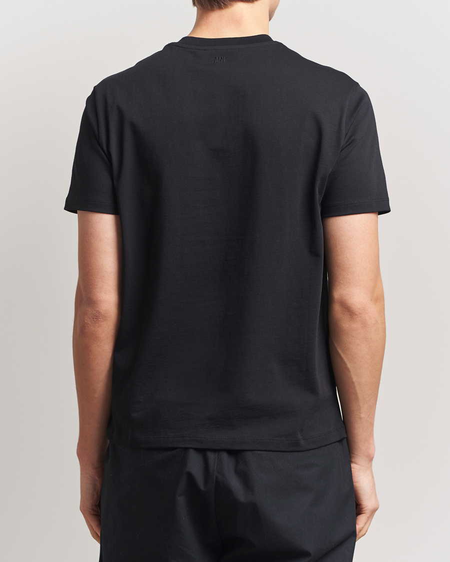Herr | T-Shirts | AMI | Heart Logo T-Shirt Black