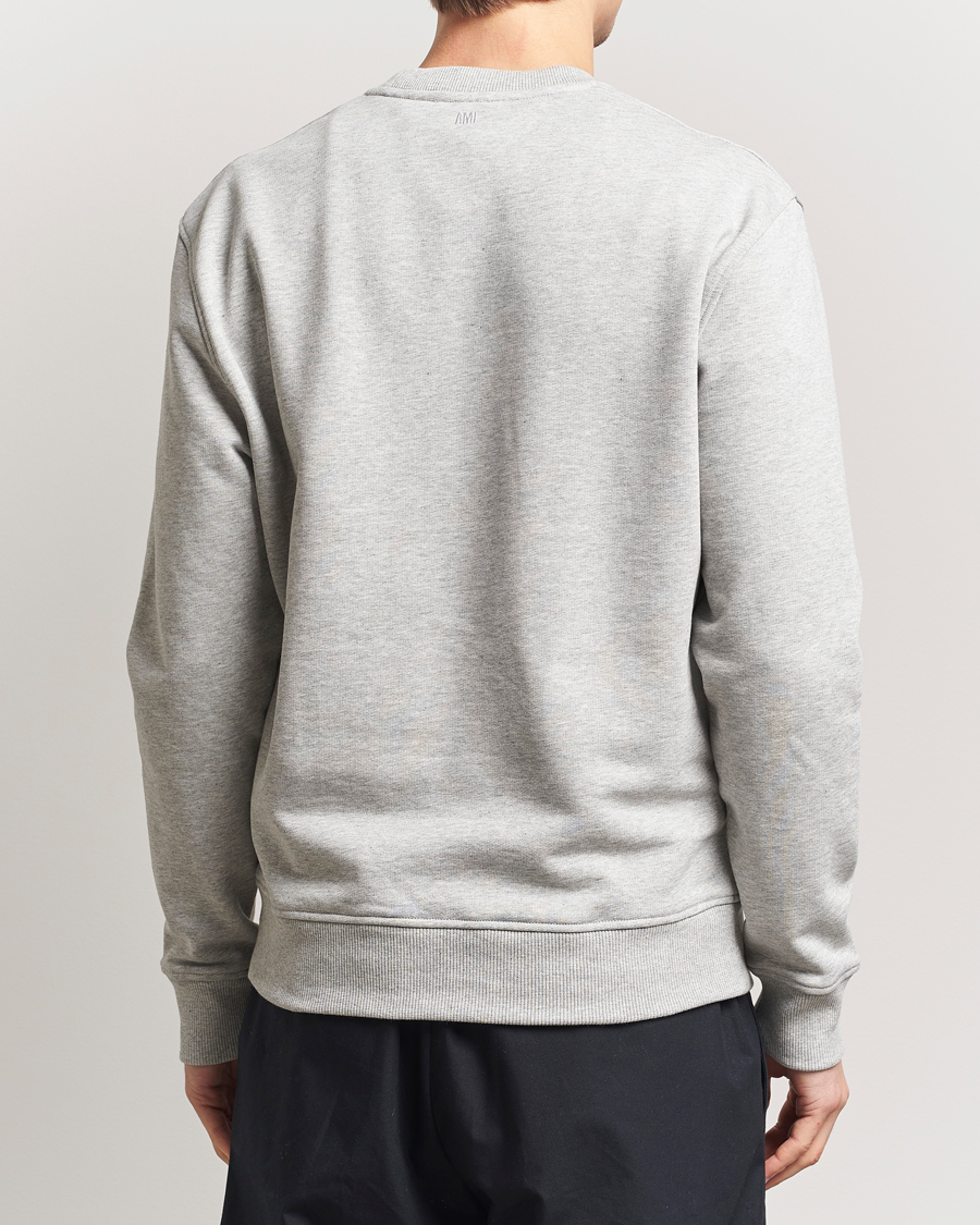 Herr | Tröjor | AMI | Heart Logo Sweatshirt Heather Ash Grey