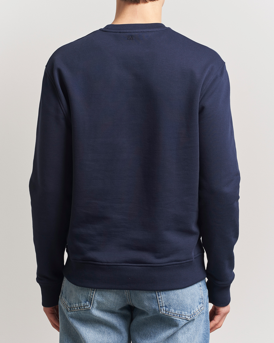 Herr | Tröjor | AMI | Heart Logo Sweatshirt Night Blue