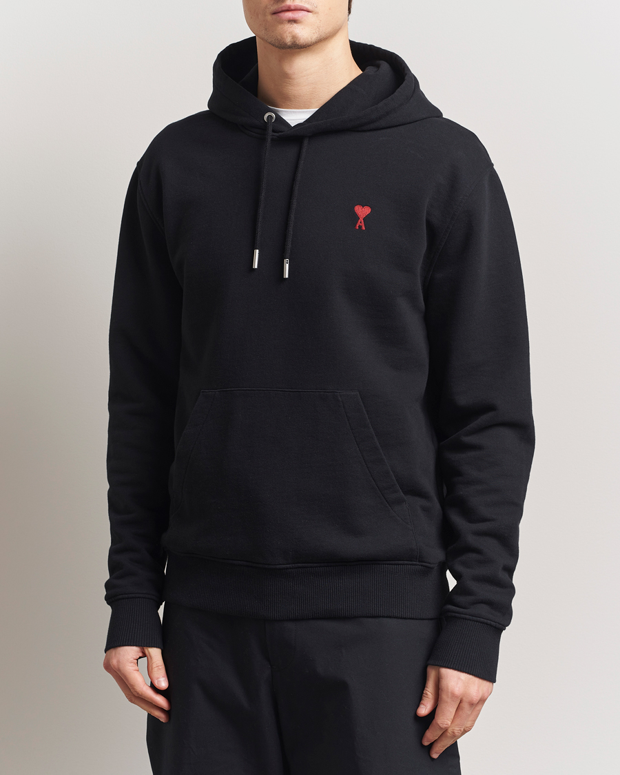 Herr | Tröjor | AMI | Heart Logo Hoodie Black
