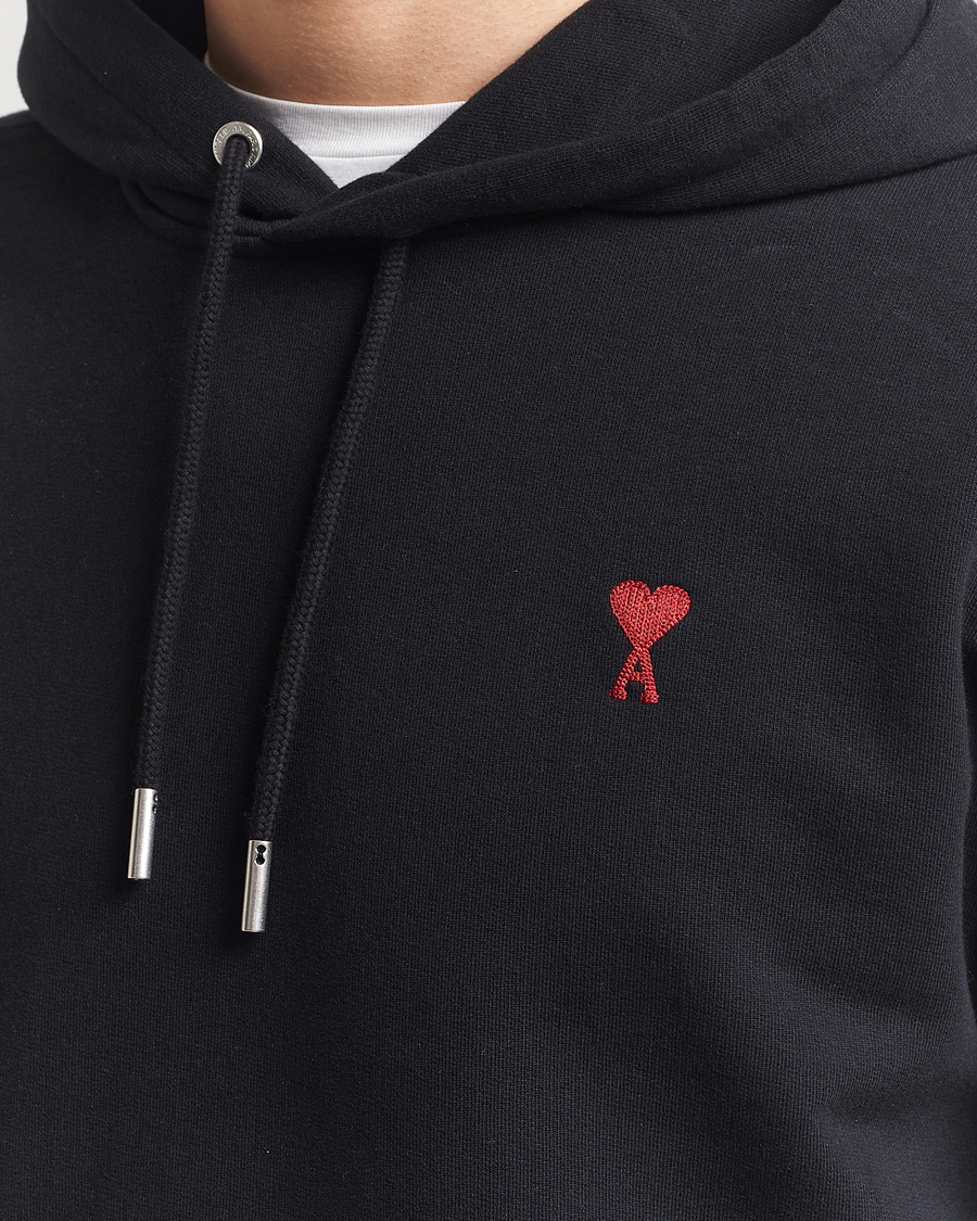 Herr | Tröjor | AMI | Heart Logo Hoodie Black