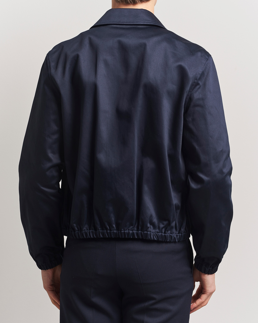 Herr | Jackor | AMI | Zipped Jacket Navy Blue