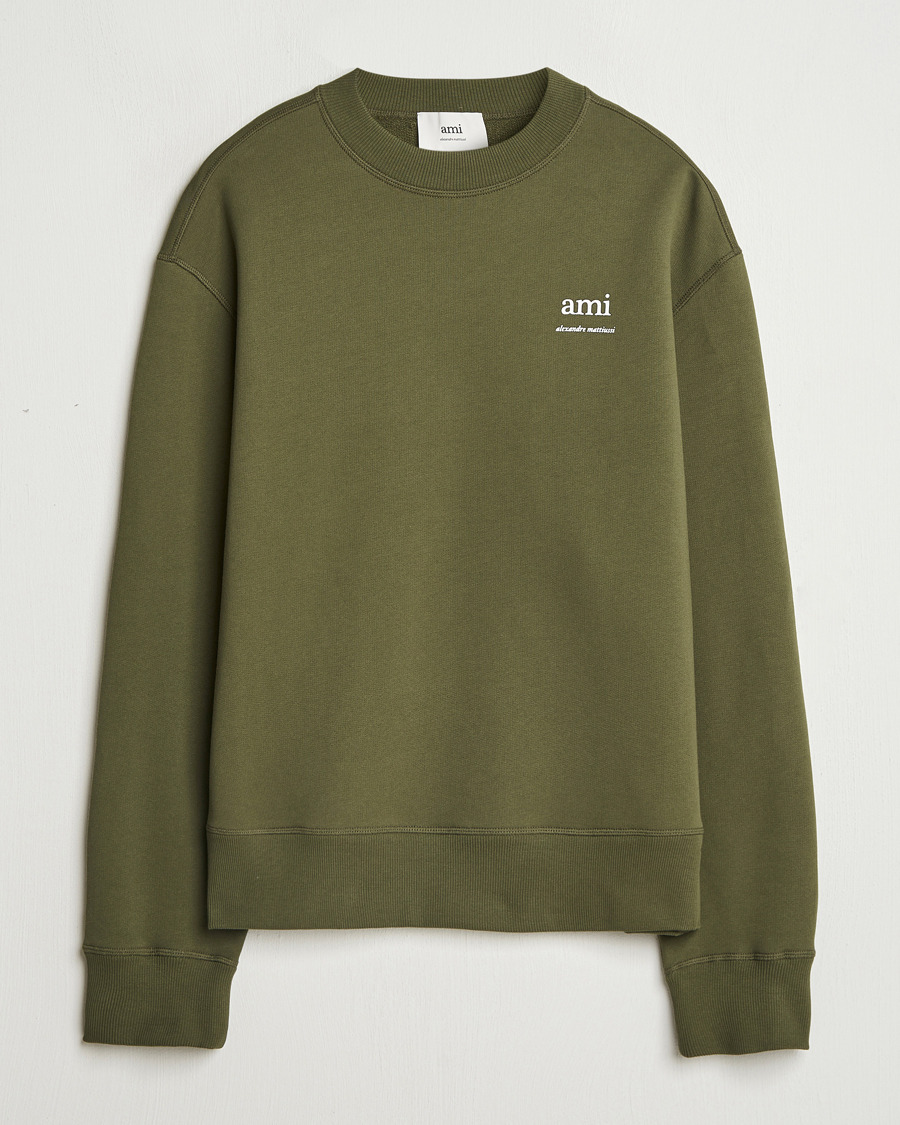 Herr | Tröjor | AMI | Logo Sweatshirt Loden