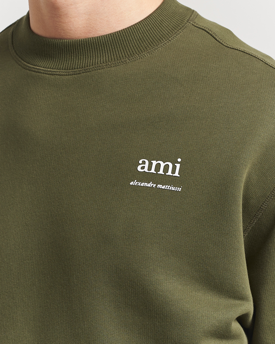 Herr | Tröjor | AMI | Logo Sweatshirt Loden