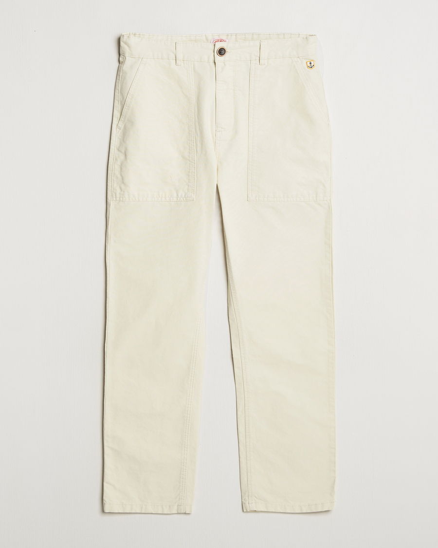 Herr | Byxor | Armor-lux | Workwear Trousers Oyster Clair