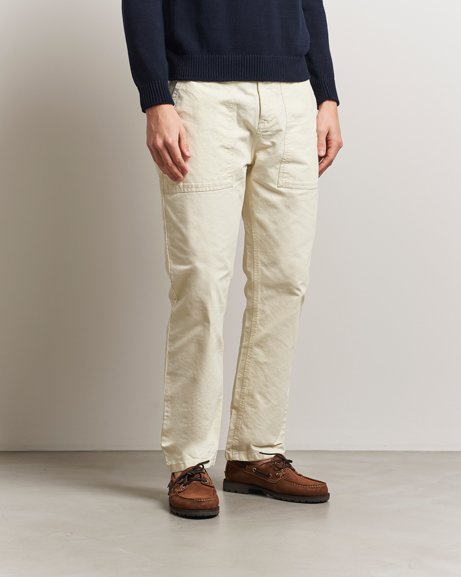 Herr | Byxor | Armor-lux | Workwear Trousers Oyster Clair