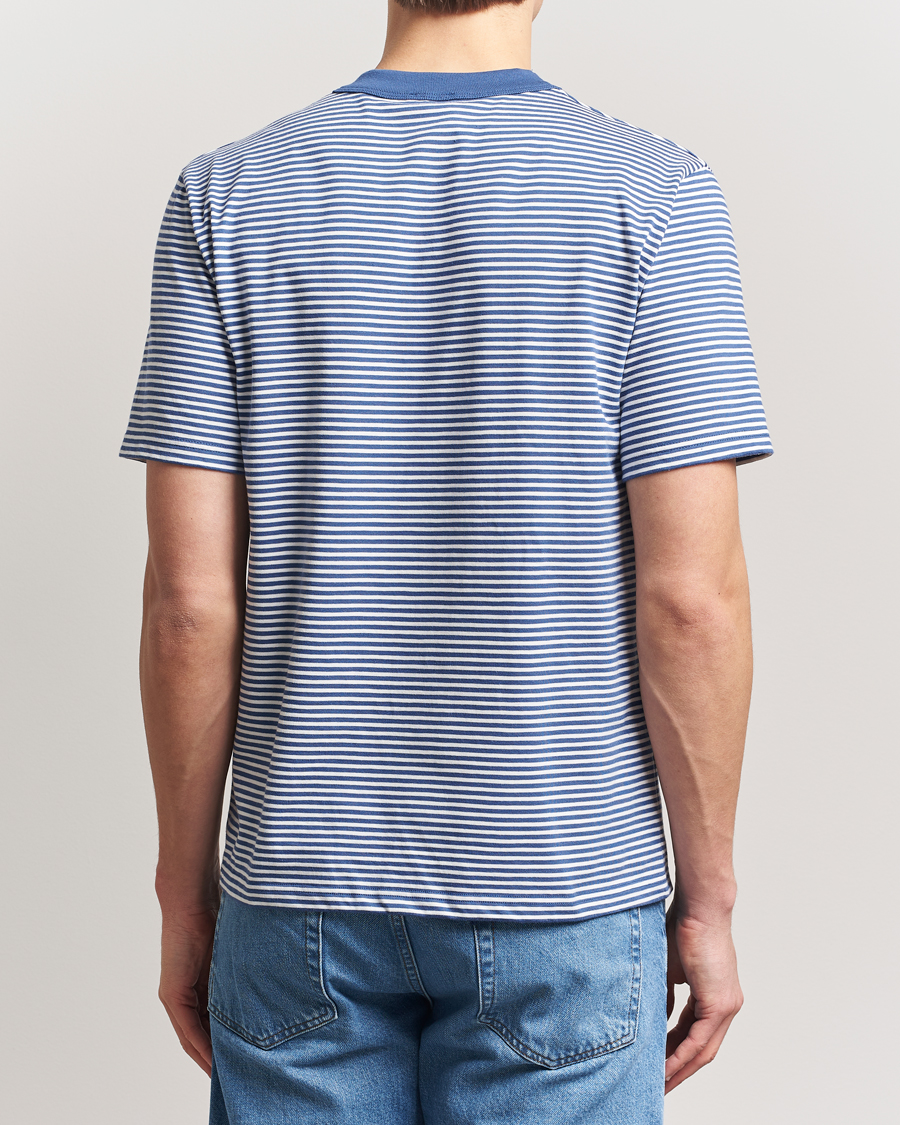 Herr | T-Shirts | Armor-lux | Callac Héritage Stripe T-Shirt Obscur/Milk