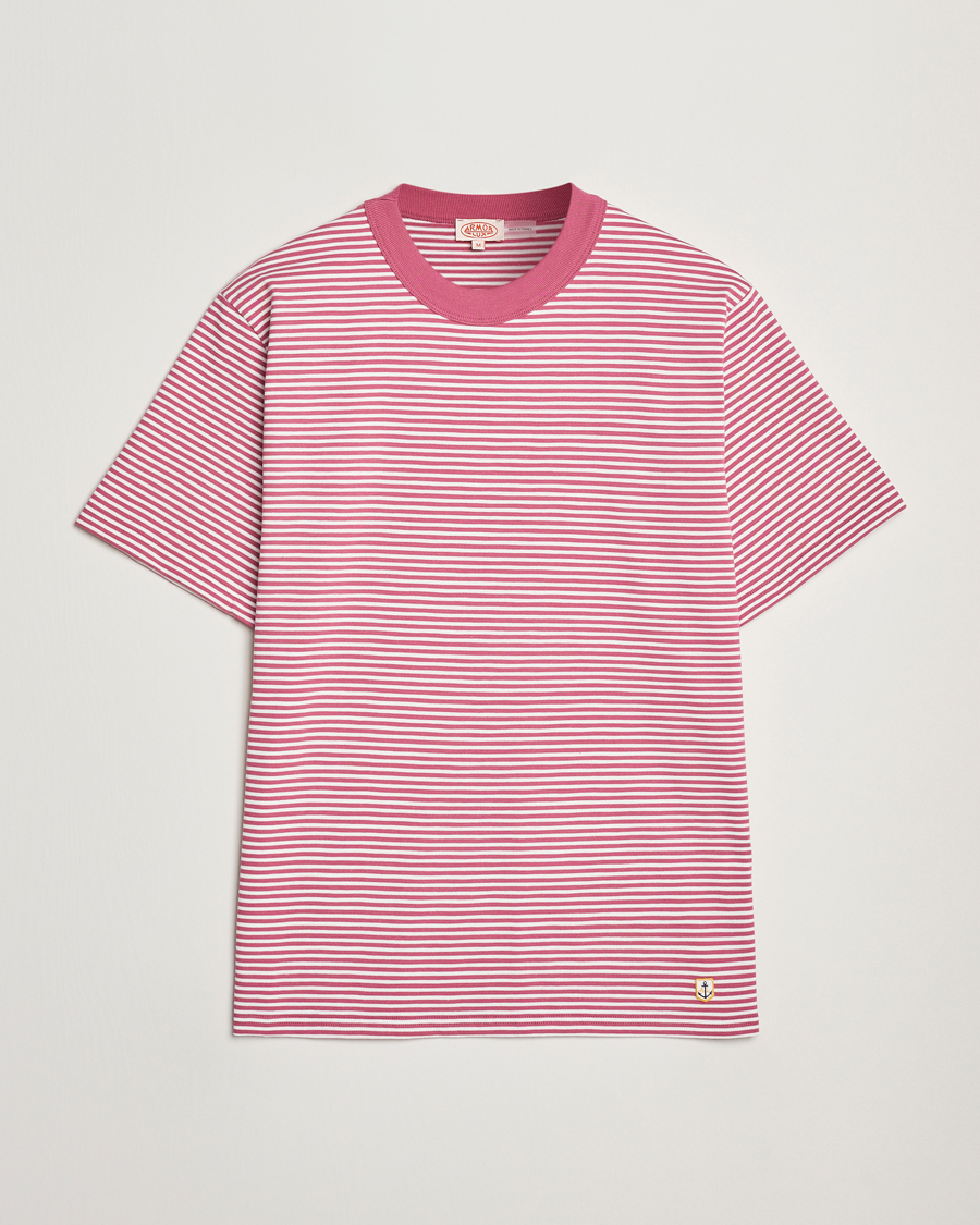 Herr | T-Shirts | Armor-lux | Callac Héritage Stripe T-Shirt Malaga/Milk