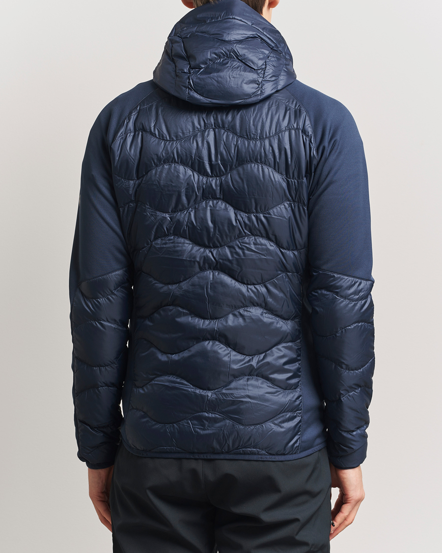 Herr | Jackor | Peak Performance | Helium Down Hooded Hybrid Jacket Blue Shadow