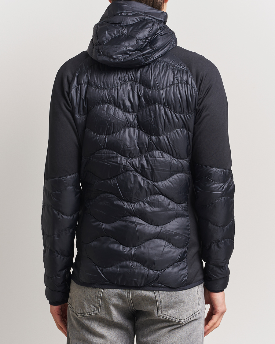 Herr | Jackor | Peak Performance | Helium Down Hooded Hybrid Jacket Black