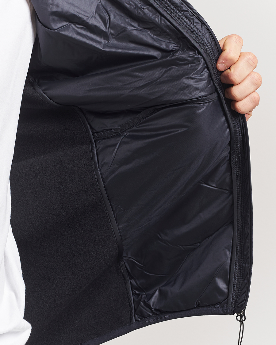Herr | Jackor | Peak Performance | Helium Down Hooded Hybrid Jacket Black