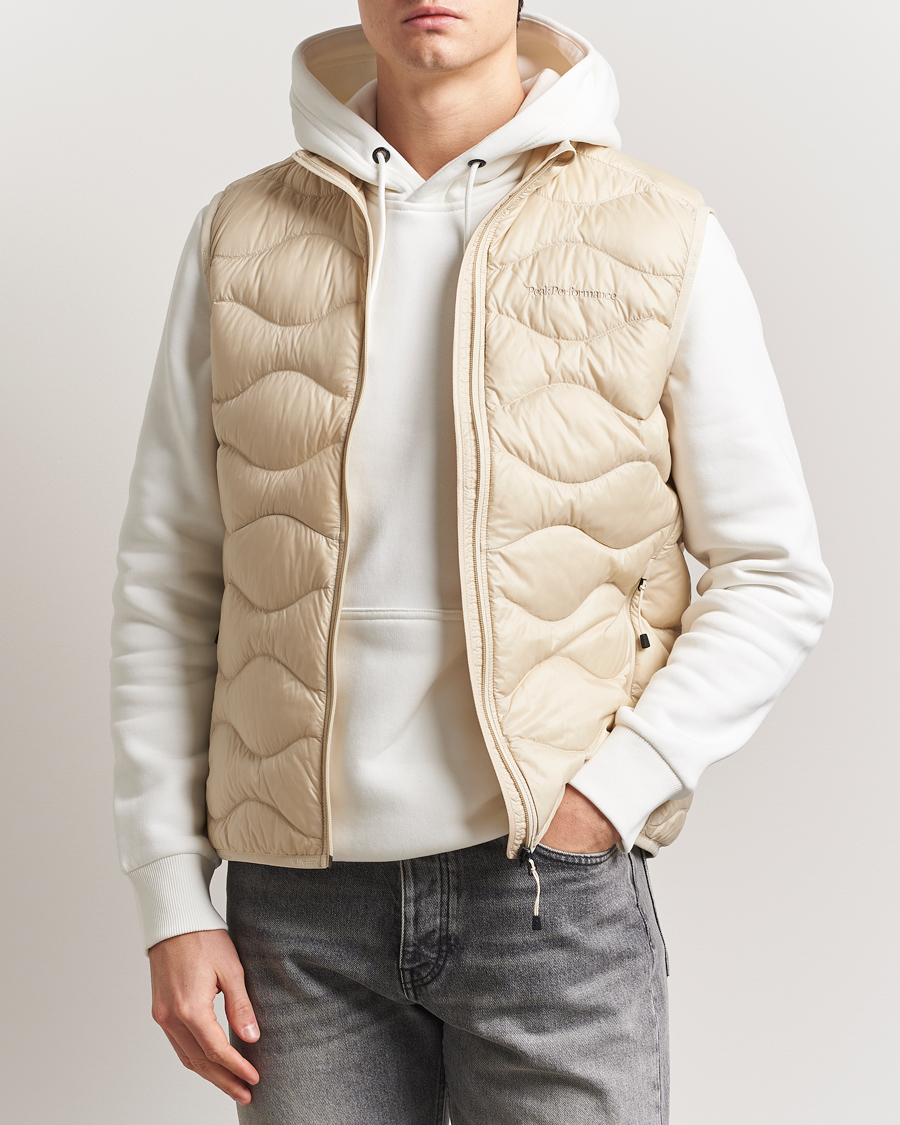Herr | Jackor | Peak Performance | Helium Down Vest Sand Fog