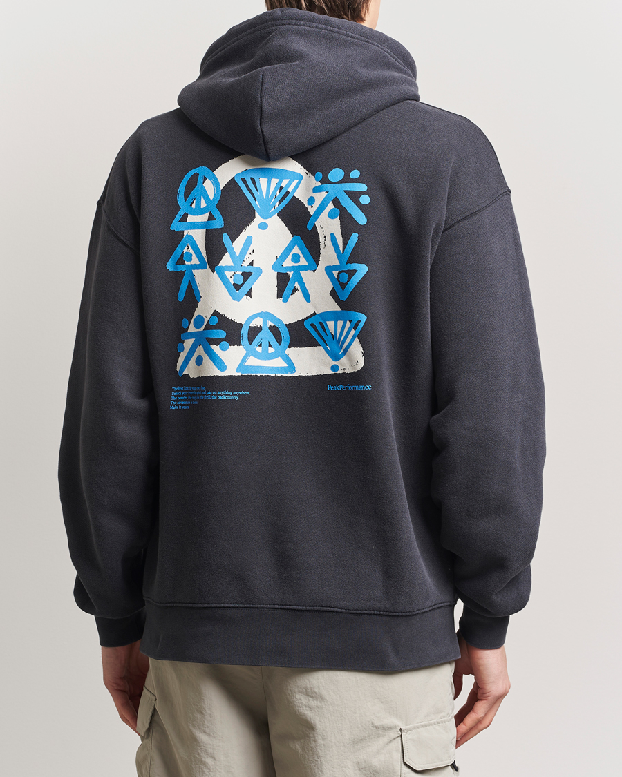 Herr | Tröjor | Peak Performance | Graphic Hoodie Black