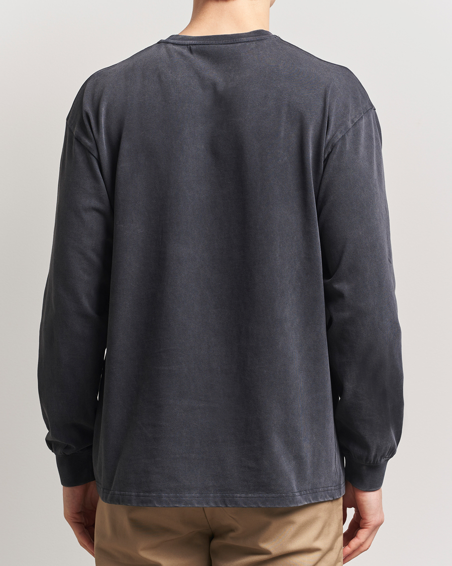Herr | T-Shirts | Peak Performance | Graphic Long Sleeve T-Shirt Black