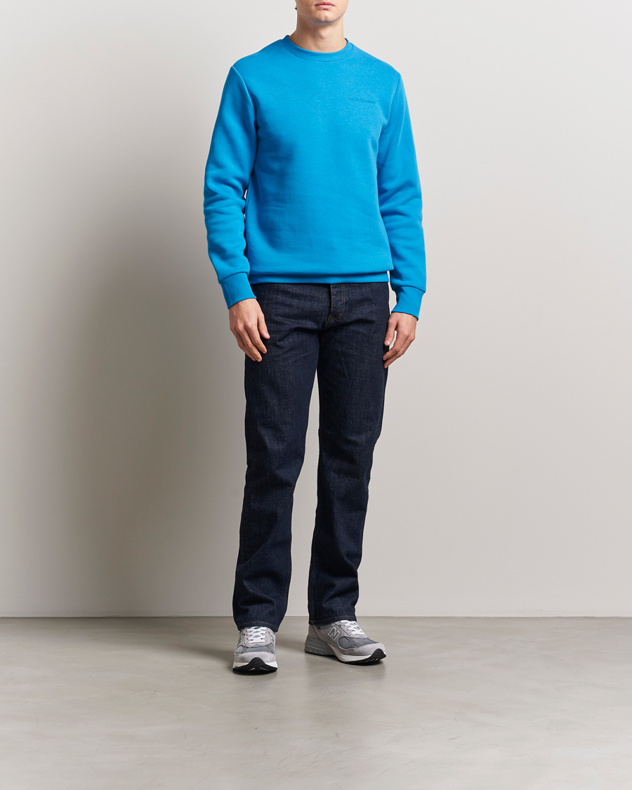 Herr | Tröjor | Peak Performance | Original Crew Neck Sweatshirt Brilliant Blue