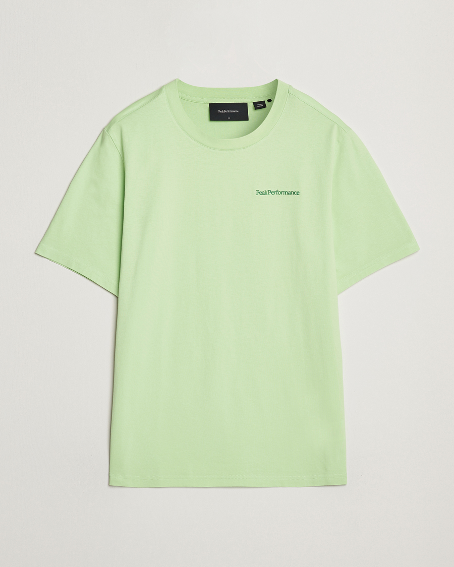 Herr | T-Shirts | Peak Performance | Original Crew Neck T-Shirt Vivid Green