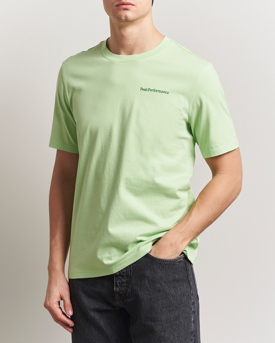 Herr | T-Shirts | Peak Performance | Original Crew Neck T-Shirt Vivid Green