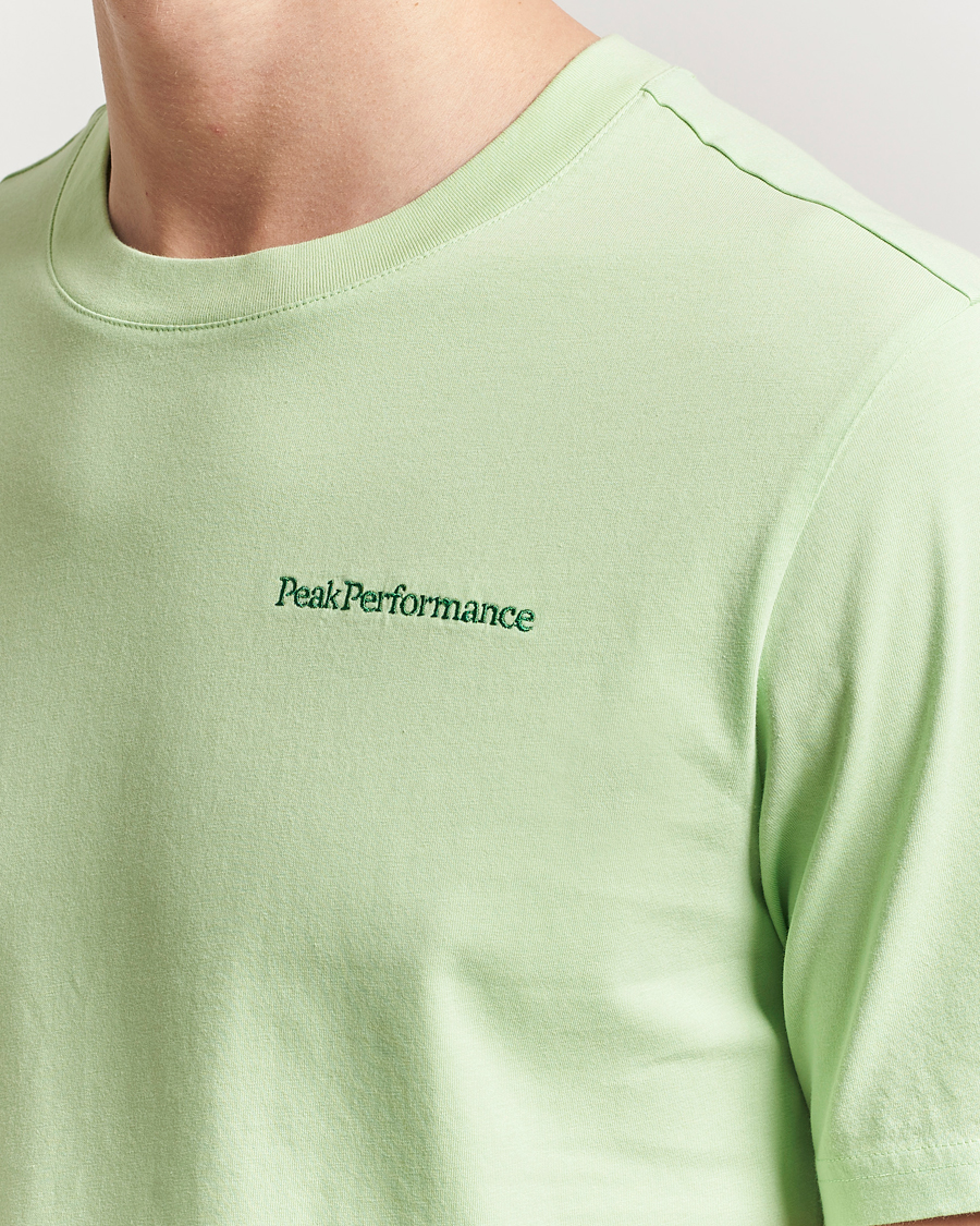 Herr | T-Shirts | Peak Performance | Original Crew Neck T-Shirt Vivid Green