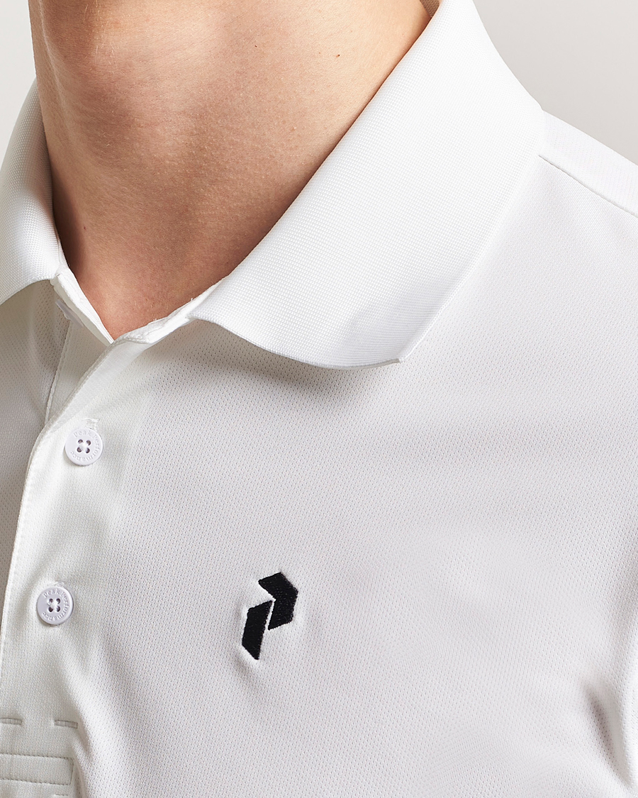 Herr | Pikéer | Peak Performance | Vespar Performance Polo White