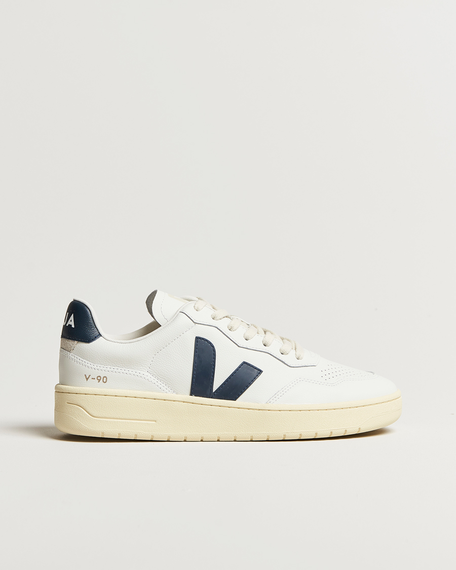 Herr | Sneakers | Veja | V-90 Sneaker Extra White/Nautico