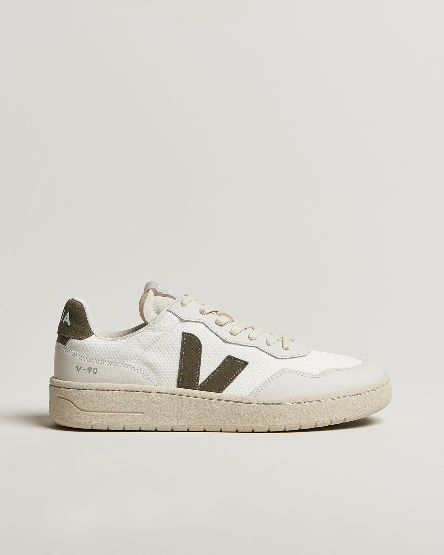Herr | Sneakers | Veja | V-90 Mesh Sneaker White/Khaki