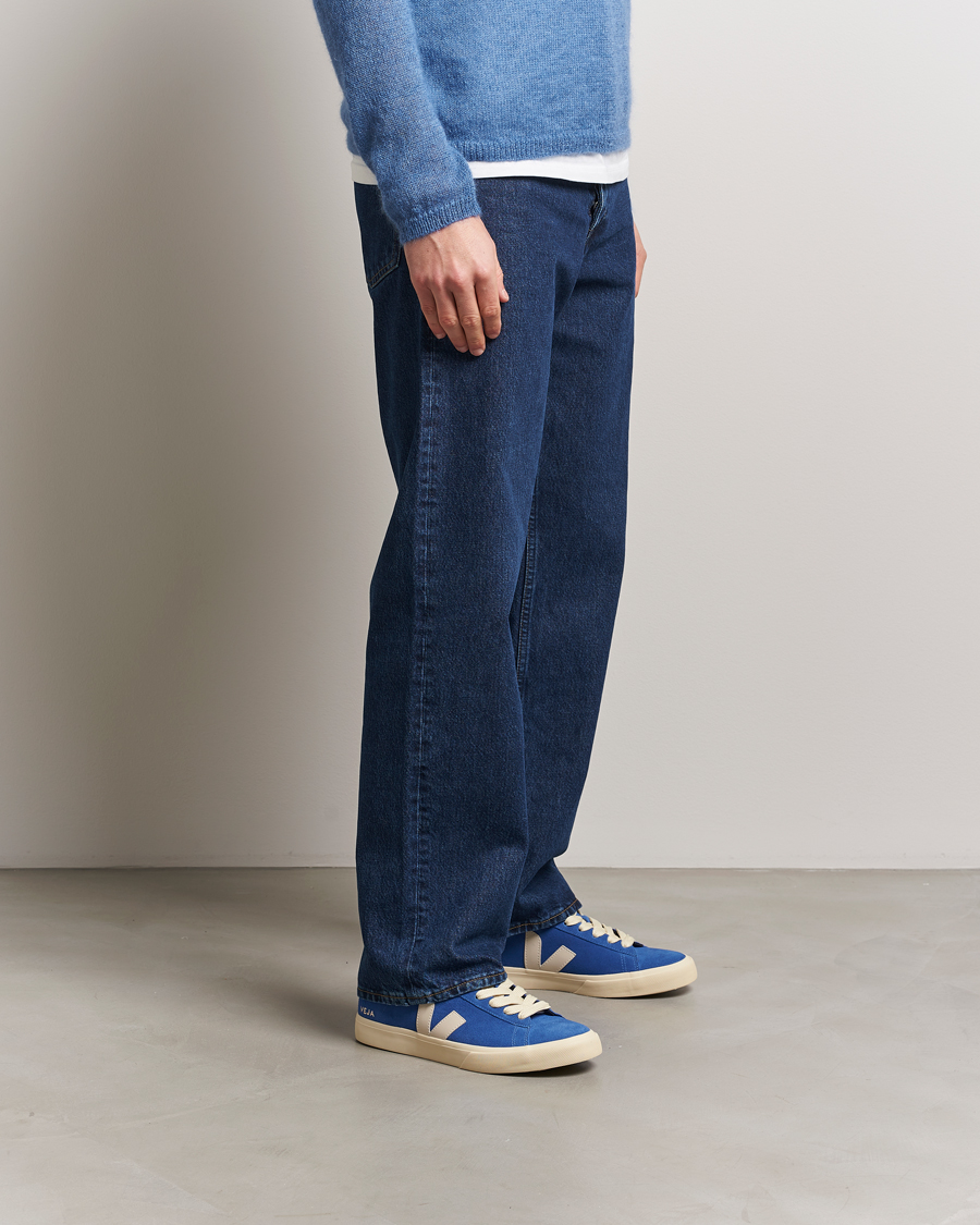 Herr | Sneakers | Veja | Campo Bold Suede Sneaker Indigo Pierre