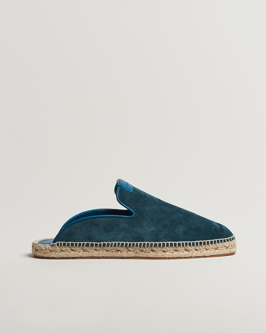 Herr | Lanvin Espadrilles Petrol Blue | Lanvin | Espadrilles Petrol Blue