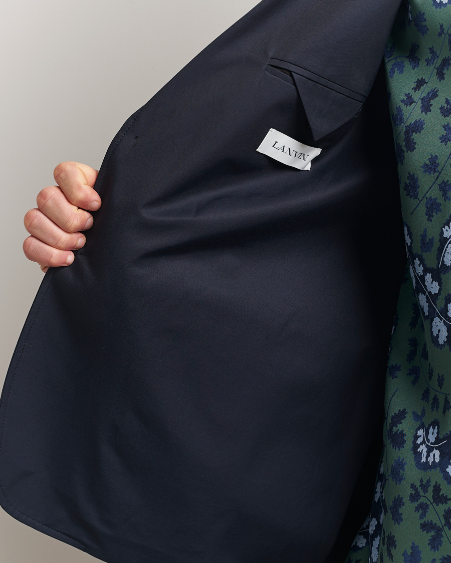 Herr | Kavajer | Lanvin | Soft Constructed Blazer Navy