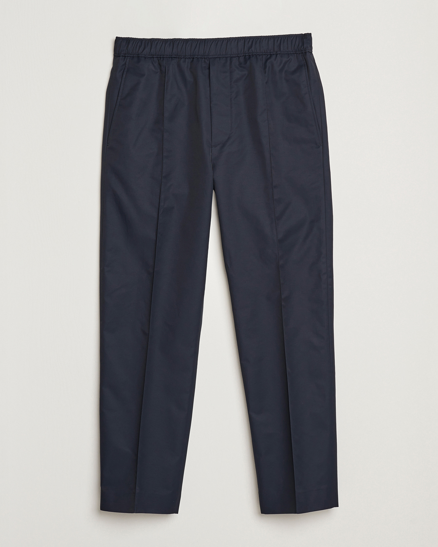 Herr | Byxor | Lanvin | Elasticated Waist Trousers Navy