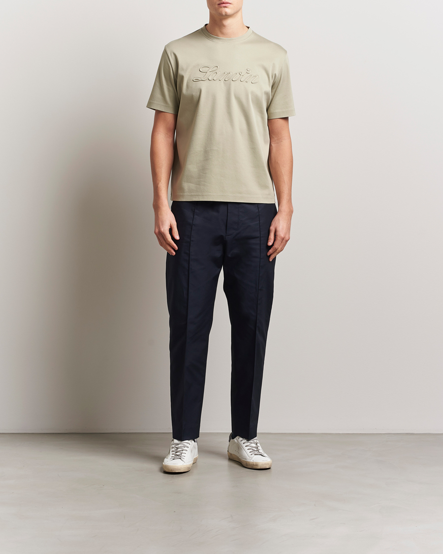 Herr | Byxor | Lanvin | Elasticated Waist Trousers Navy