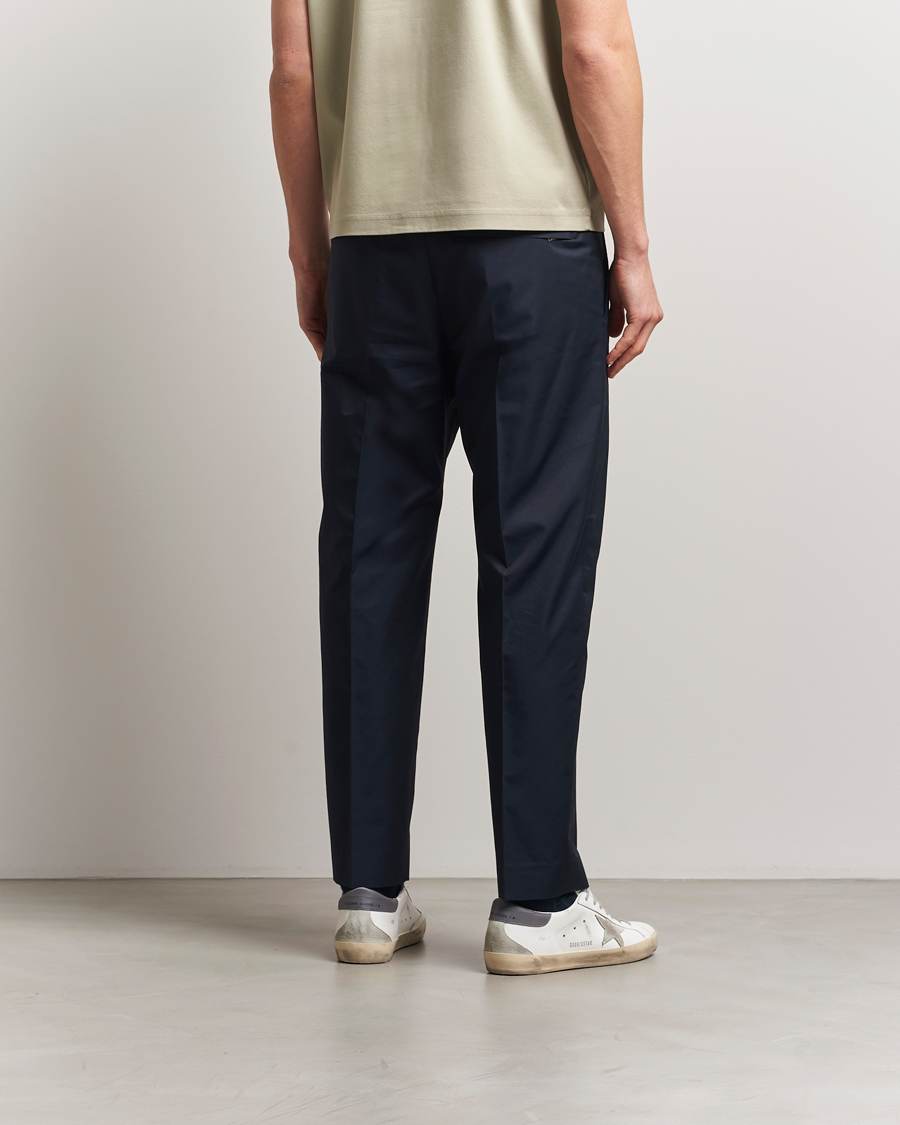 Herr | Byxor | Lanvin | Elasticated Waist Trousers Navy