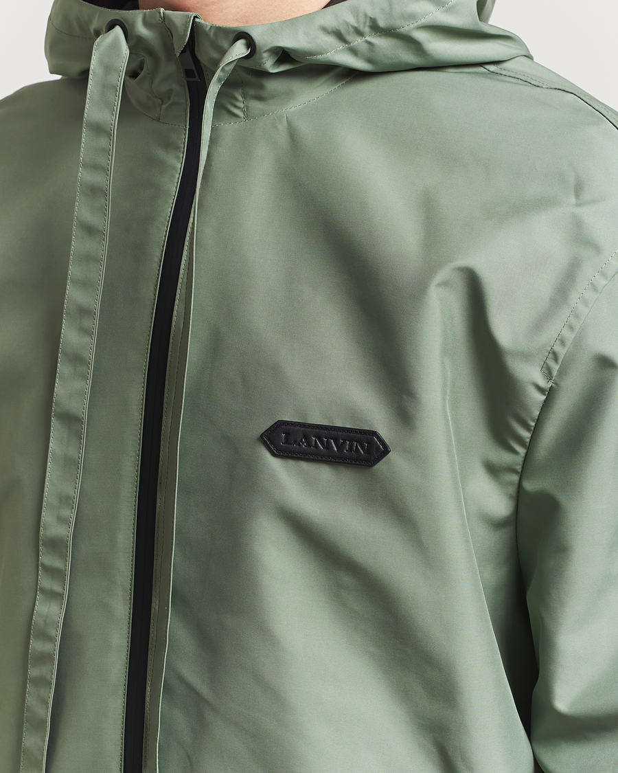 Herr | Jackor | Lanvin | Hooded Windbreaker Sage Green