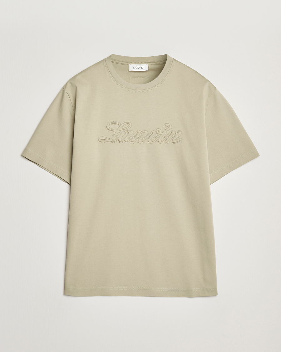 Herr | T-Shirts | Lanvin | Debossed Script T-Shirt Lin
