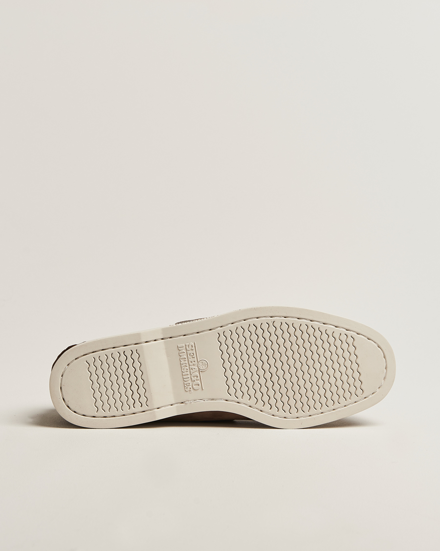 Herr | Seglarskor | Sebago | Docksides Portland Nubuck Boat Shoe Dark Brown