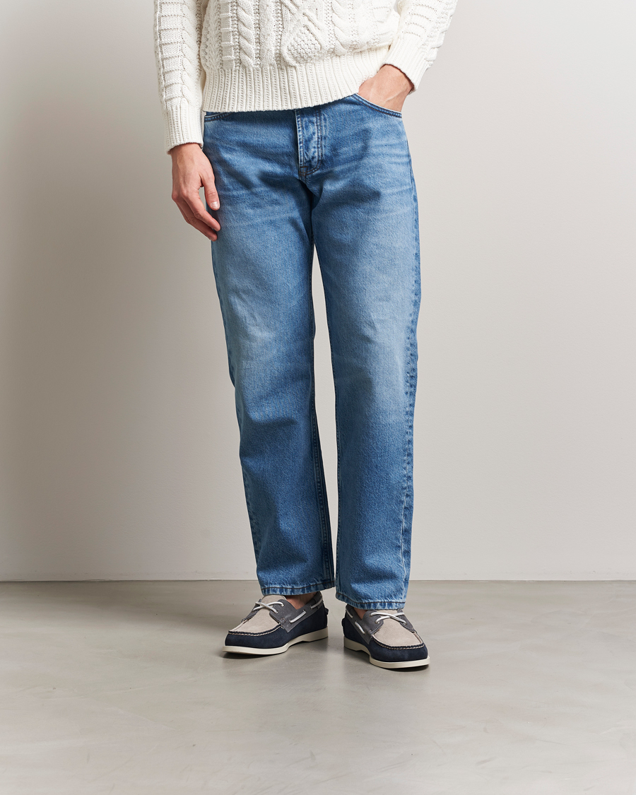 Herr | Seglarskor | Sebago | Docksides Portland Jib Boat Shoe Navy/Grey