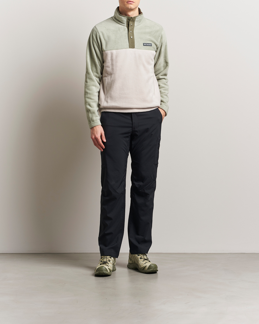 Herr | Tröjor | Columbia | Steens Mountain Half Zip 2.0 Fleece Dark Stone/Safari
