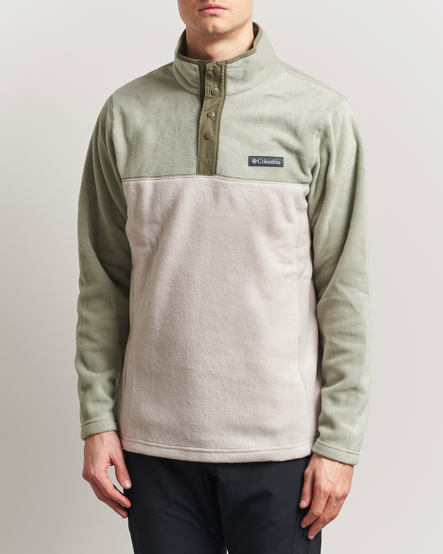 Herr | Tröjor | Columbia | Steens Mountain Half Zip 2.0 Fleece Dark Stone/Safari
