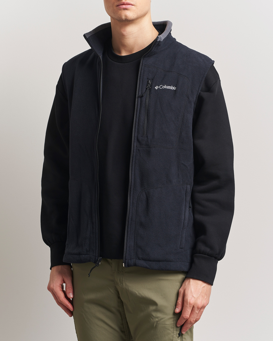 Herr | Tröjor | Columbia | Fast Trek Full Zip Fleece Vest Black