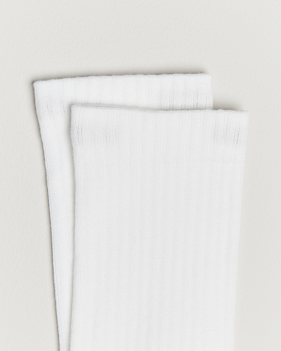 Herr | Underkläder | Sweyd | Two Tone Cotton Socks Off White/White
