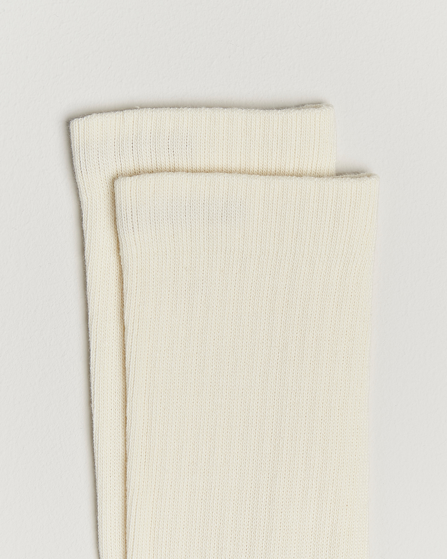 Herr | Underkläder | Sweyd | Two Tone Cotton Socks Off White/Sand