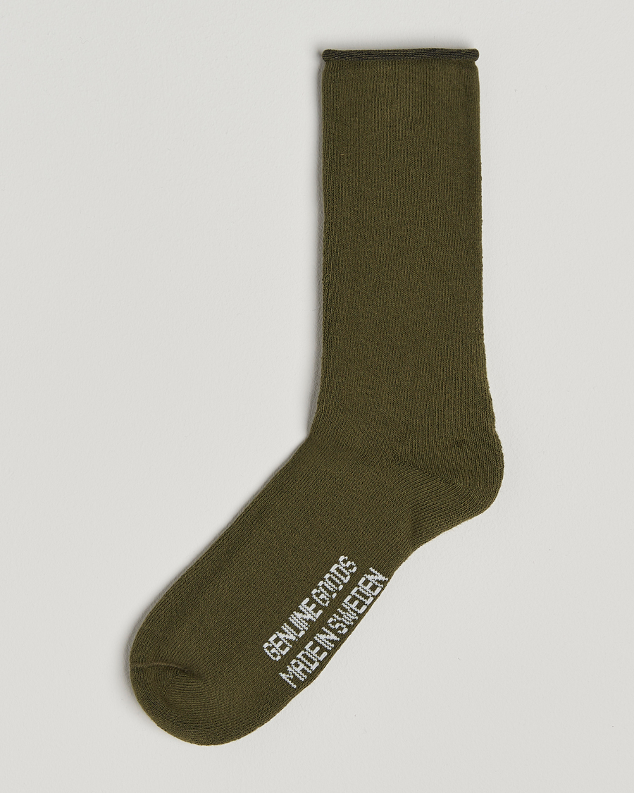 Herr | Underkläder | Sweyd | Cotton Cabin Socks Army Green