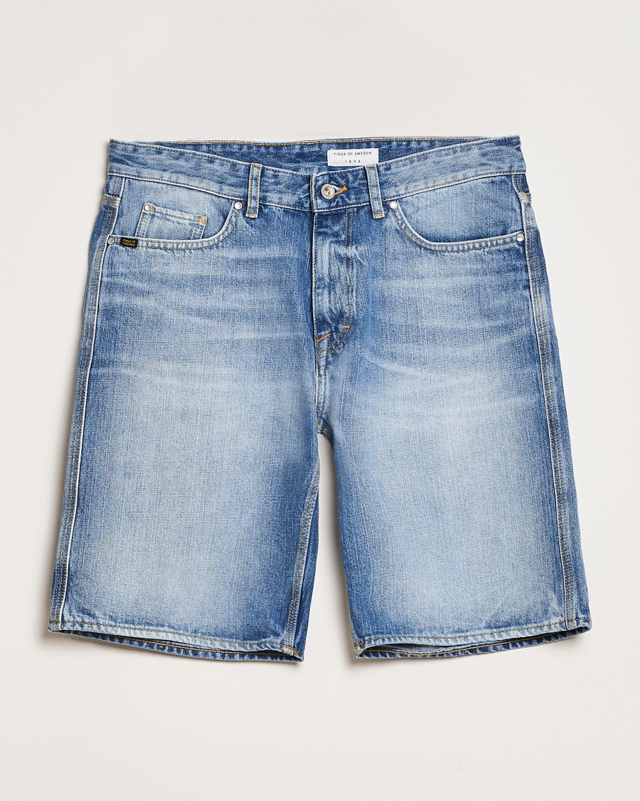 Herr | Shorts | Tiger of Sweden | Kylian Denim Shorts Medium Blue